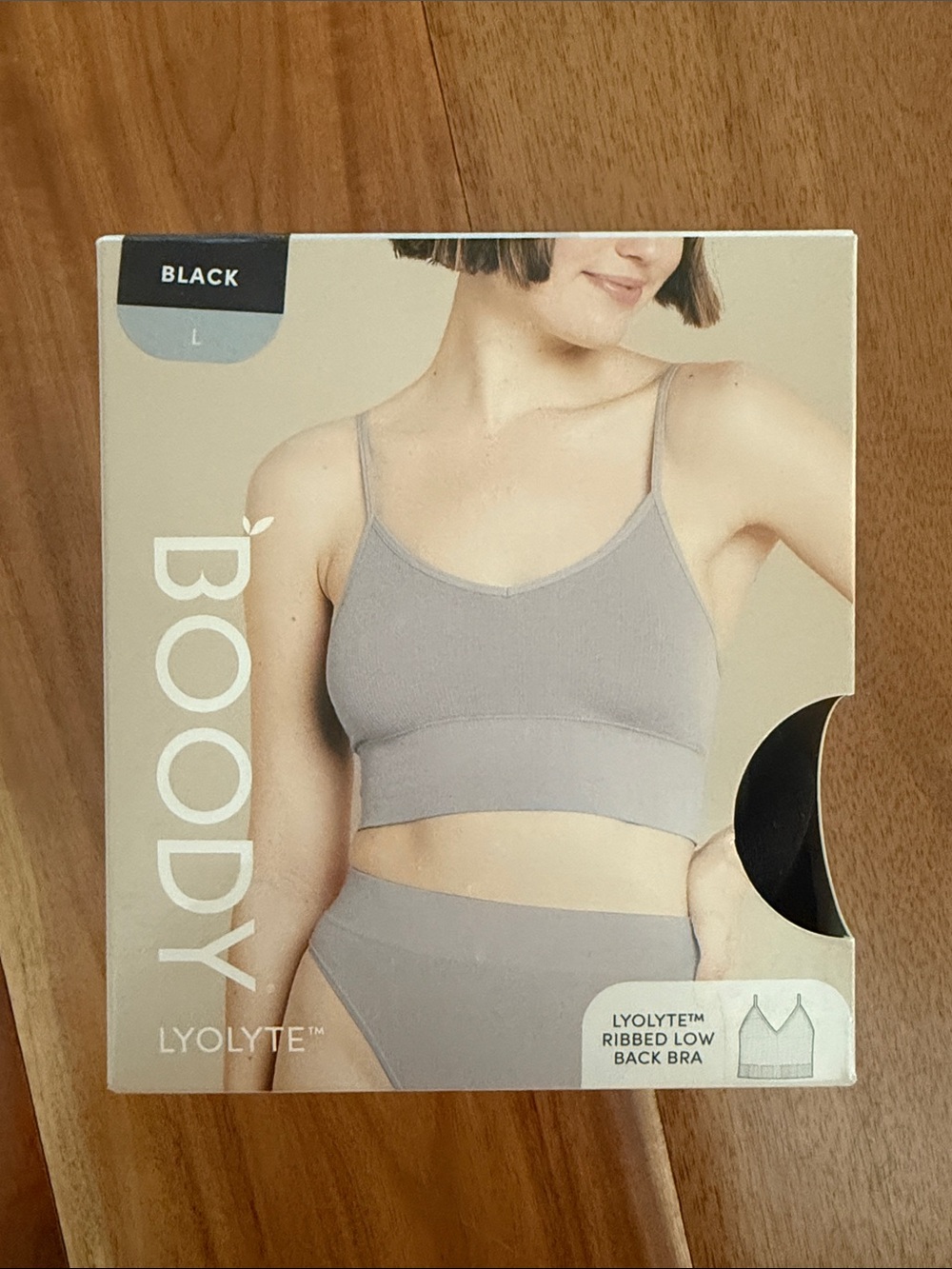 7x Boody Lyolyte Ribbed Low Back Bra - Picture 13 of 16